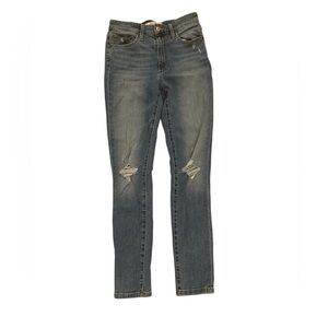 Joe jeans women’s high rise skinny with distressed detail‎ Y2K size 26
